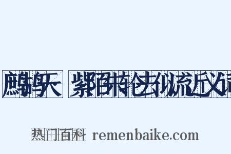 鹧鸪天·紫陌朱轮去似流近义词是什么意思的图片